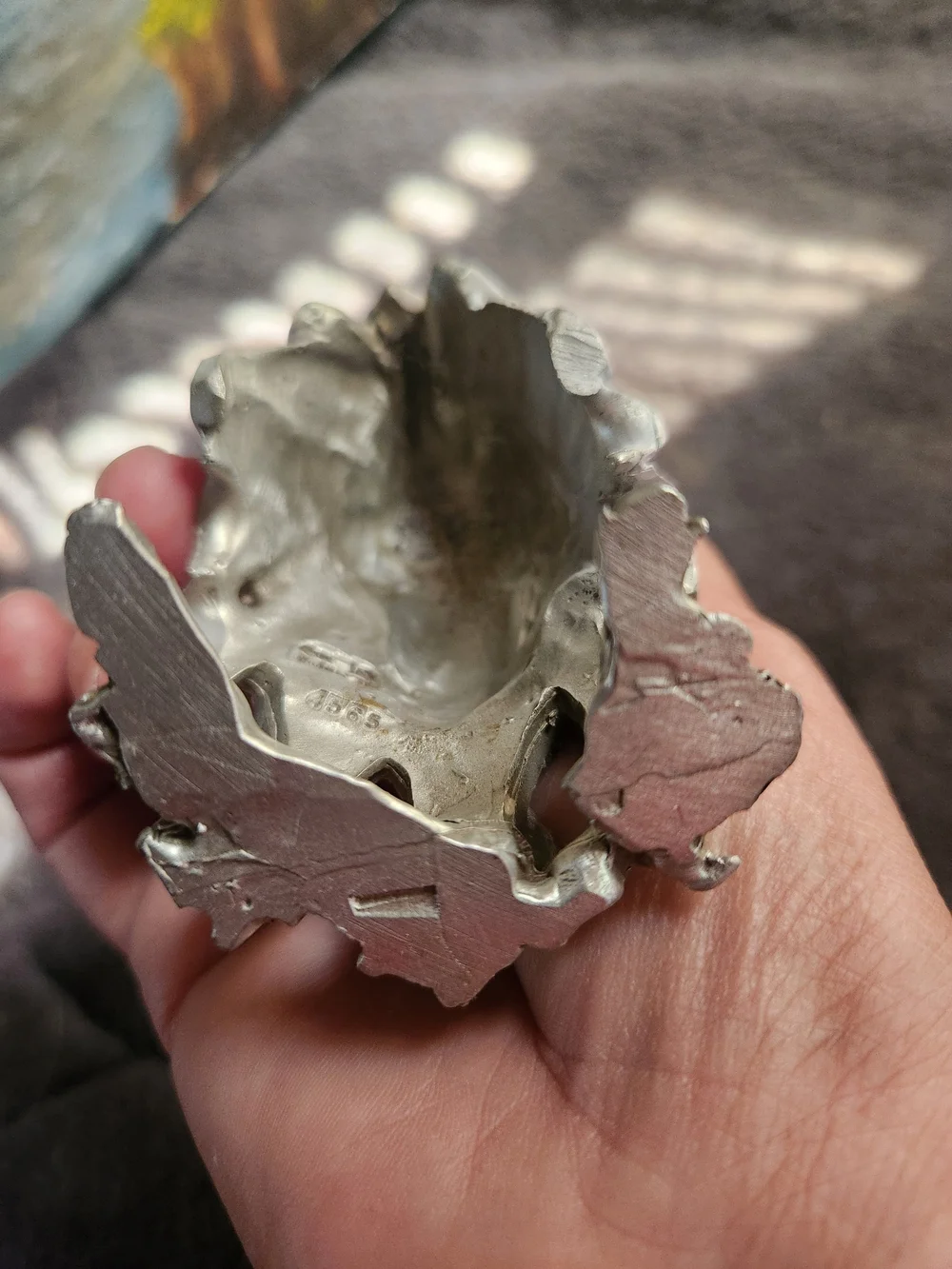Vintage Pewter Wizard